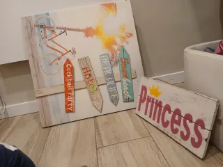 2 Quadri Decorativi Giovanili