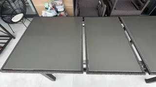 Mesa y 8 Sillas Ratán Exterior