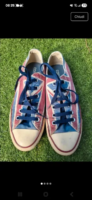Converse All Star Donna Bandiera Inglese