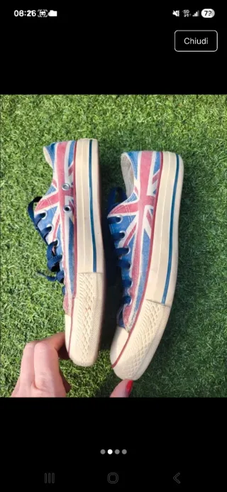 Converse All Star Donna Bandiera Inglese