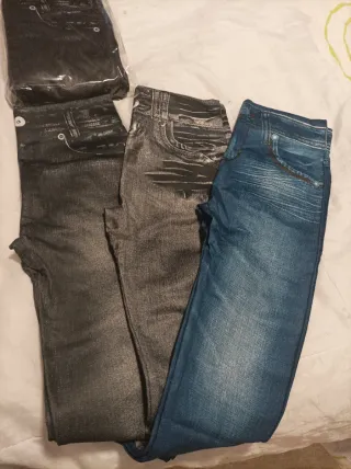 Mallas térmicas imitación vaqueros