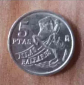 Moneda 5 PTAS España