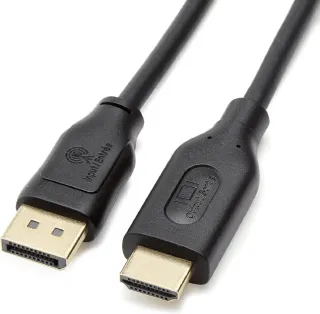 Cable unidireccional 1.8Mts de DisplayPort (Fuente) a HDMI (Pantalla)