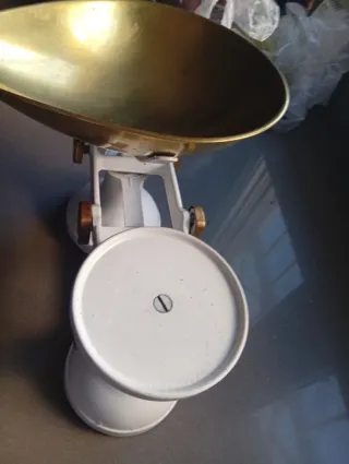 Balanza báscula inglesa vintage