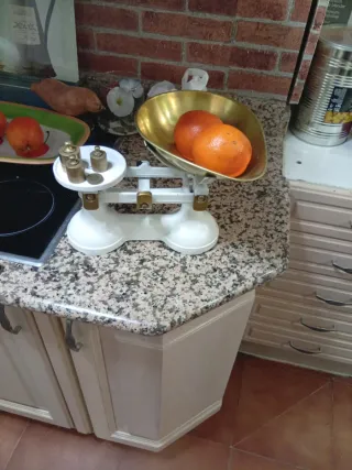 Balanza báscula inglesa vintage