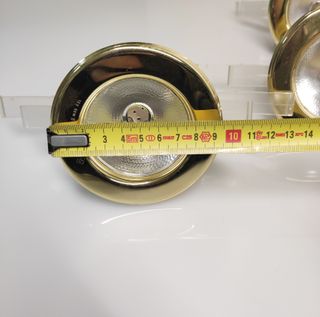 Lotto 6 faretti incasso Ø 9,5 cm nero oro IGuzzini