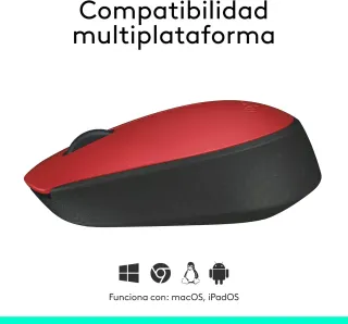 Logitech M171 Ratón inalámbrico para PC, Mac, portátil, 2,4 GHz