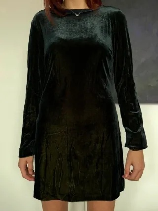 Mini abito vintage nero taglia S