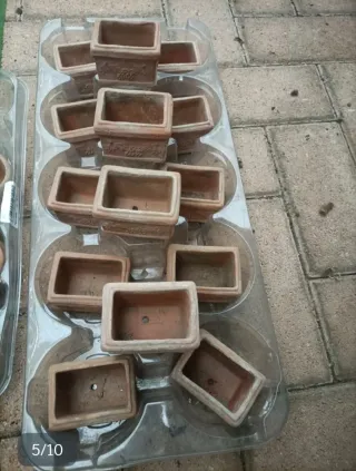 Set 6 Mini Vasi Toscani Terracotta