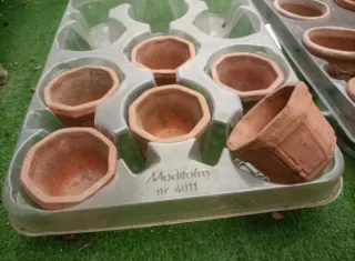 Set 6 Mini Vasi Toscani Terracotta