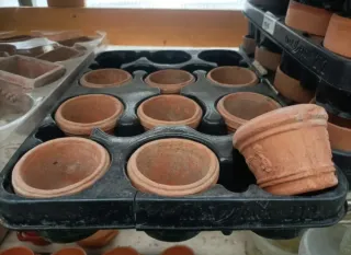 Set 6 Mini Vasi Toscani Terracotta