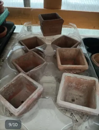 Set 6 Mini Vasi Toscani Terracotta