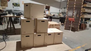 Cajón CrossFit Madera Abedul Reforzado 60x50x40