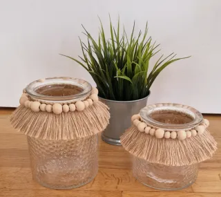 2 Vasi Decorativi con Pianta