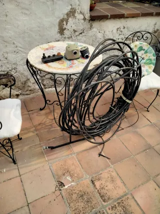 Sistema de riego con manguera