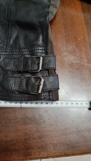 Giacca uomo in pelle testa di moro