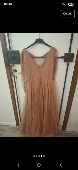 Abito da cerimonia oro rosa