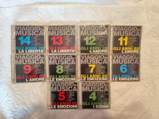 Lotto 10 CD Viaggio in Musica