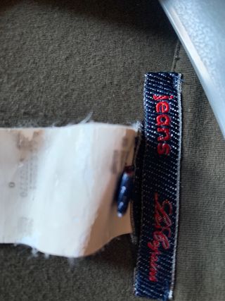 T-shirt donna manica lunga verde oliva