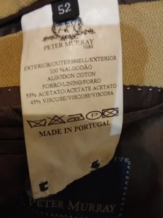 Traje de chaqueta beige