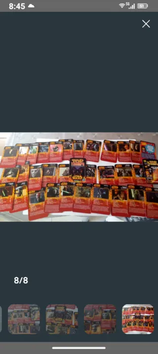 Baraja Cartas Star Wars Episodios I-III Top Trumps