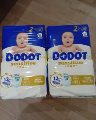 Dodot Sensitive Talla 2 (116 uds)