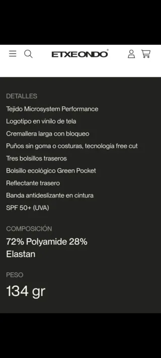 Maillot ciclismo Etxeondo