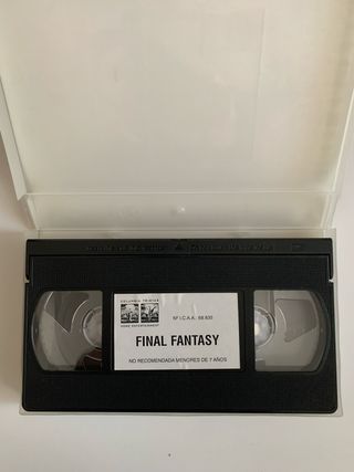 Final fantasy la fuerza interior VHS