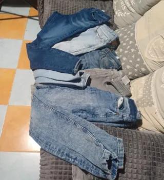 Lote 5 Vaqueros Hombre Talla S