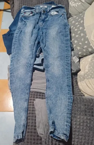 Lote 5 Vaqueros Hombre Talla S