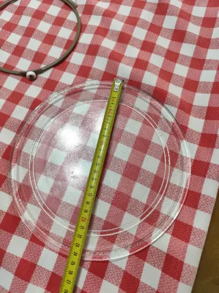 2 Platos Microondas y 1 Soporte