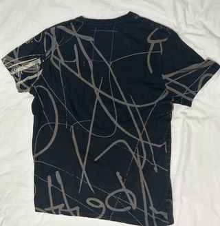 Camiseta Desigual Negra con Estampado