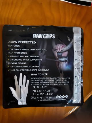 JerkFit RAW Grips CrossFit. Sin estrenar