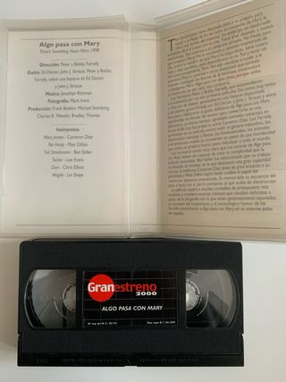 Algo pasa con mary VHS