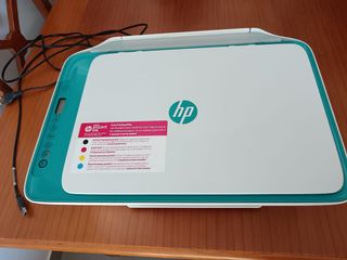 Impresora HP Blanca y Verde