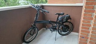 Bicicleta eléctrica plegable 20 1500w
