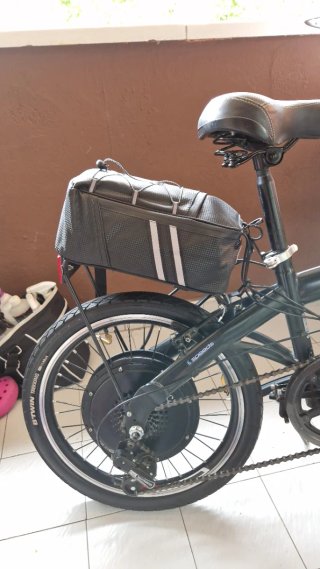 Bicicleta eléctrica plegable 20 1500w
