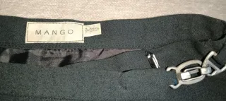 Traje Falda y Chaqueta Mango Gris oscuro