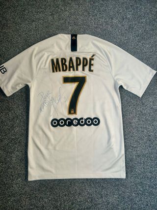 Maglia PSG Mbappé 7 autografata