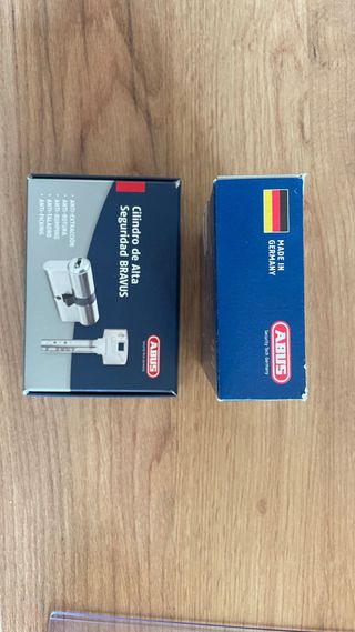 2 Cilindros Alta Seguridad ABUS Brabus + 10 Llaves