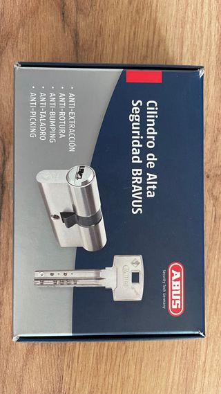 2 Cilindros Alta Seguridad ABUS Brabus + 10 Llaves