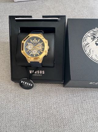 Reloj Versus Versace Dorado y Azul