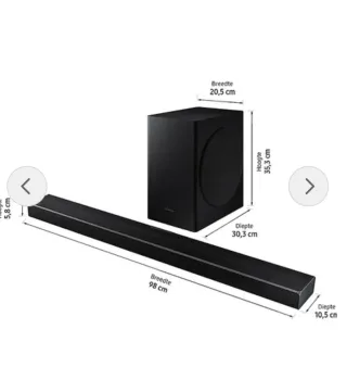 Samsung Q60 Barra de Sonido Negra