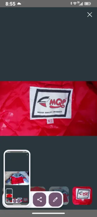 Chaqueta Moto Talla XS