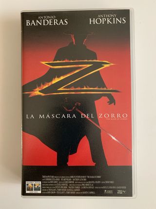 La máscara del zorro VHS
