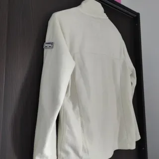 Felpa Lonsdale beige con zip