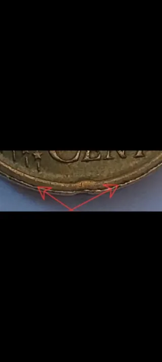 20 céntimos España Cervantes 1999 ERROR