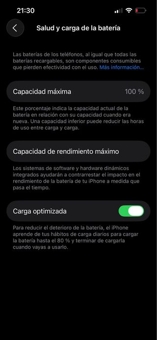 iPhone 13 Azul Marino - Batería 100%
