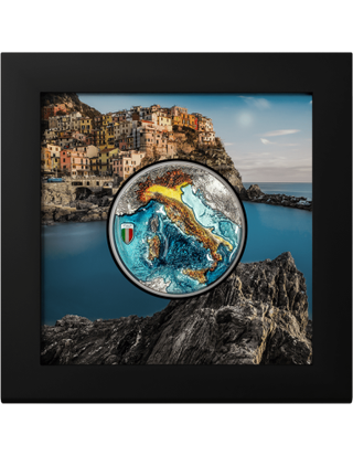 Moneda Plata 2 Onzas Italia