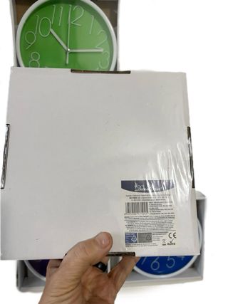 Set 6 Orologi da Muro Quarzo Color